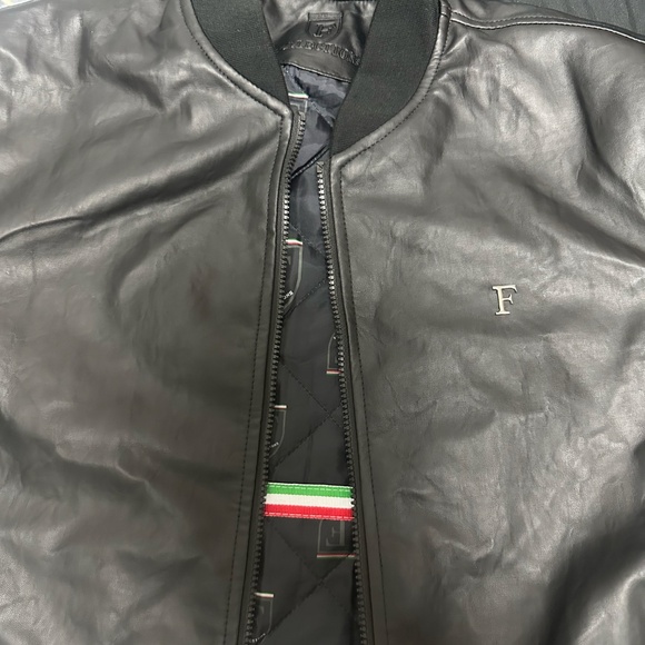 F Collections Faux Leather Jacket (Style M19120) - Brand New L size - Picture 9 of 9